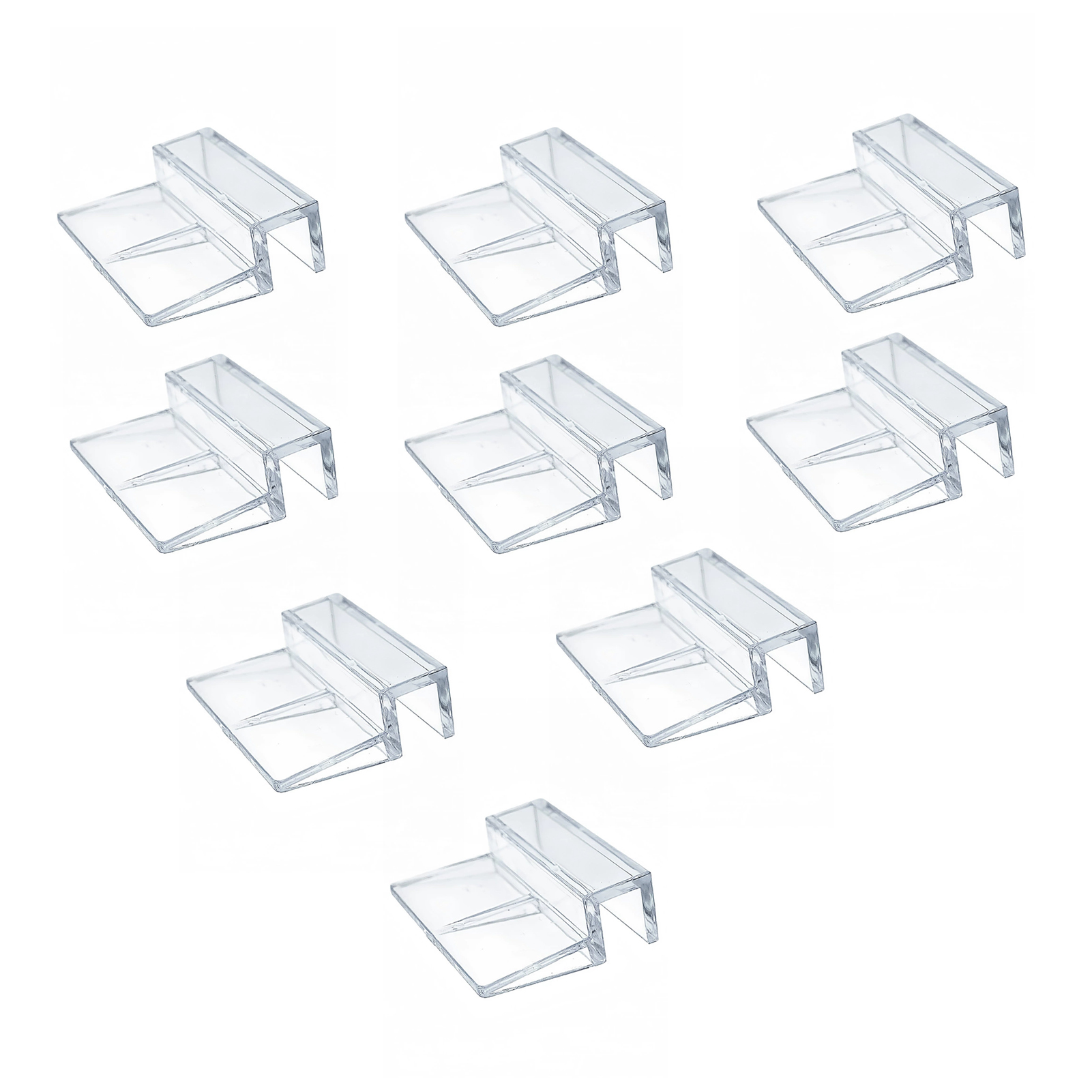 All Fish In Aquarium - 10 Pièces Supports de Fixation Transparents