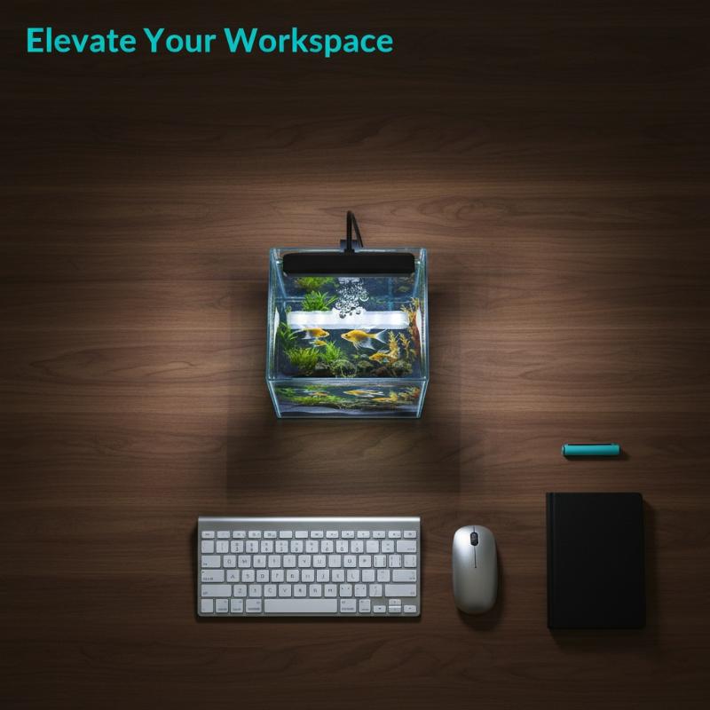 Aquarium Fish Tank - Lampe LED USB à pince pour