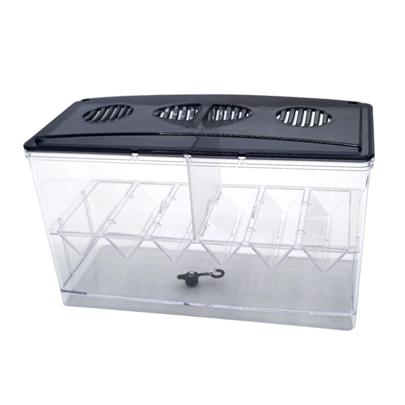 Aquarium Fish Tank Cleaner - Boîte d'isolation flottante pour élevage de