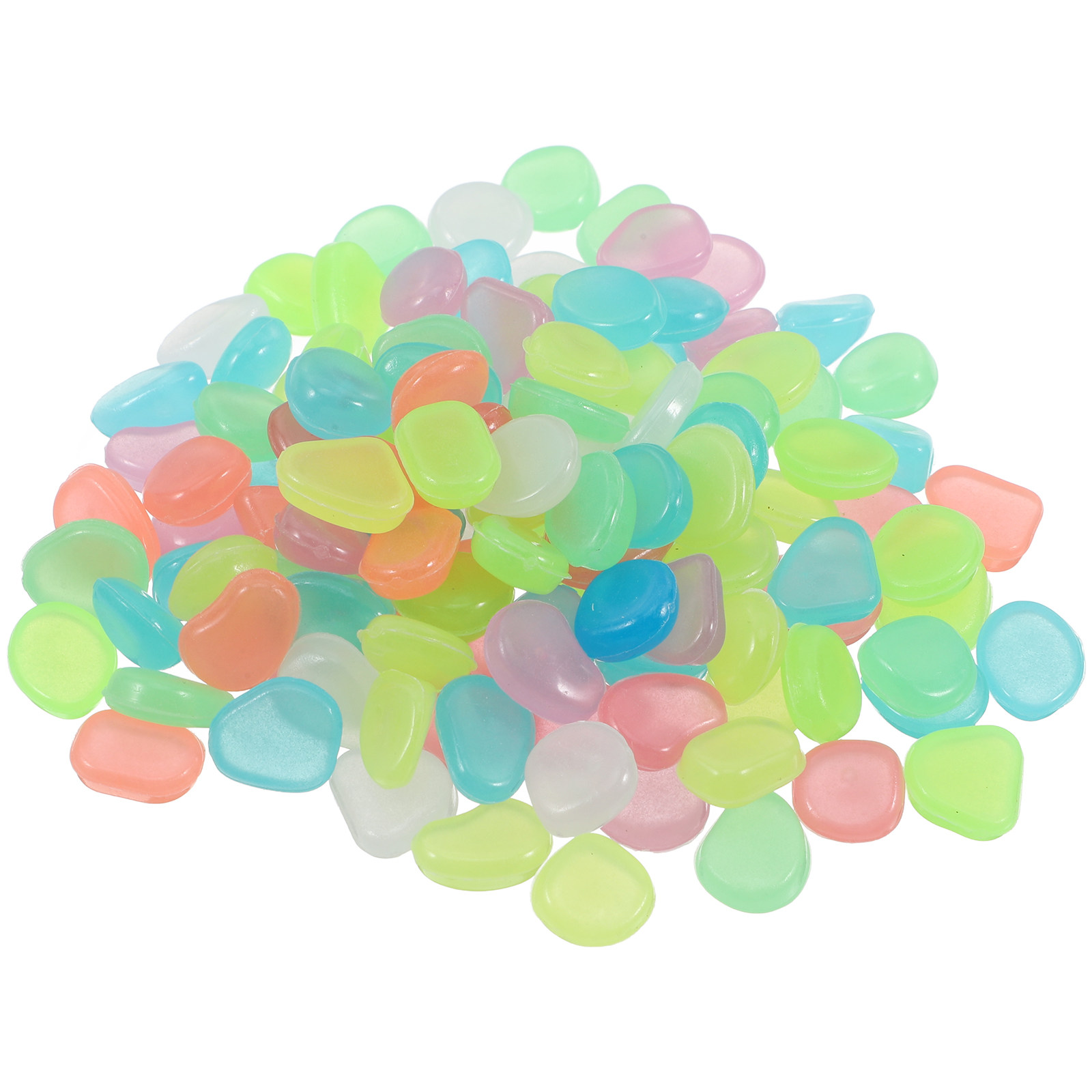 Aquarium Fish Glow In The Dark - 400 pièces de galets lumineux pour