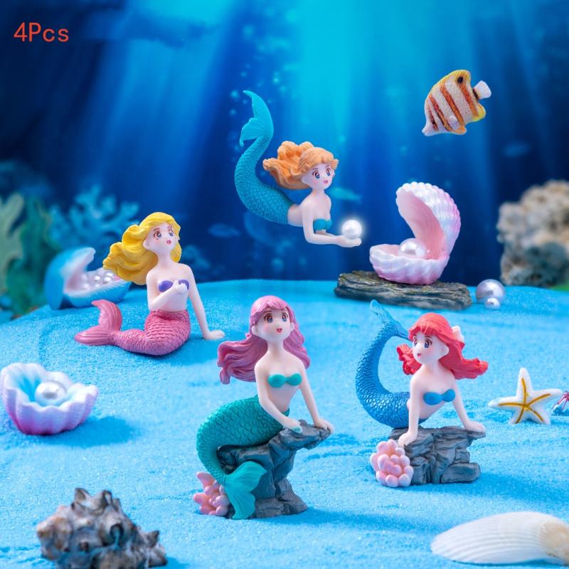 Aquarium Fish For Sale Online - Figurines miniatures de petite sirène en