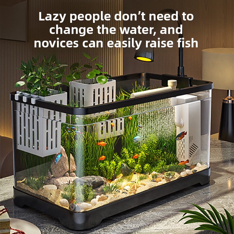 All Fish In Aquarium - Système de filtration et d'oxygénation tout-en-un