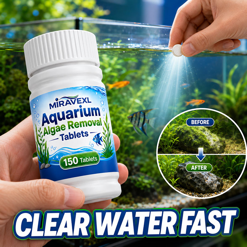 Aquarium Fish Freshwater - MIRAVEXL 150 Comprimés pour l'élimination des