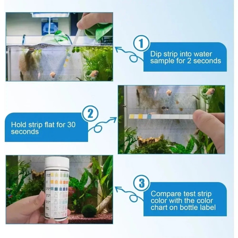 Bandelettes de test pour aquar - Aquarium Fish Freshwater avis et prix