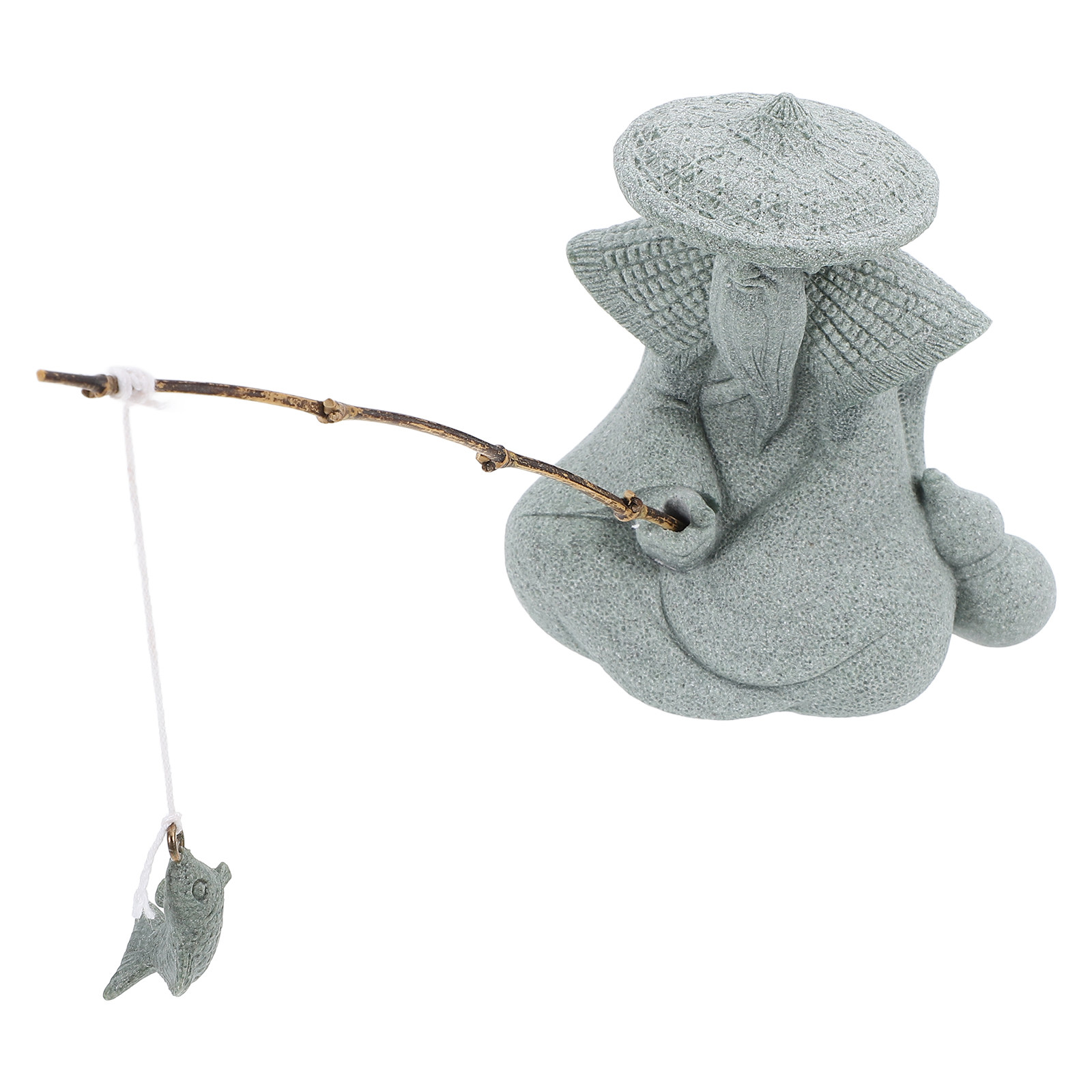 Mini Statue de Pêcheur en Rési - Aquarium Fish Tank avis et prix
