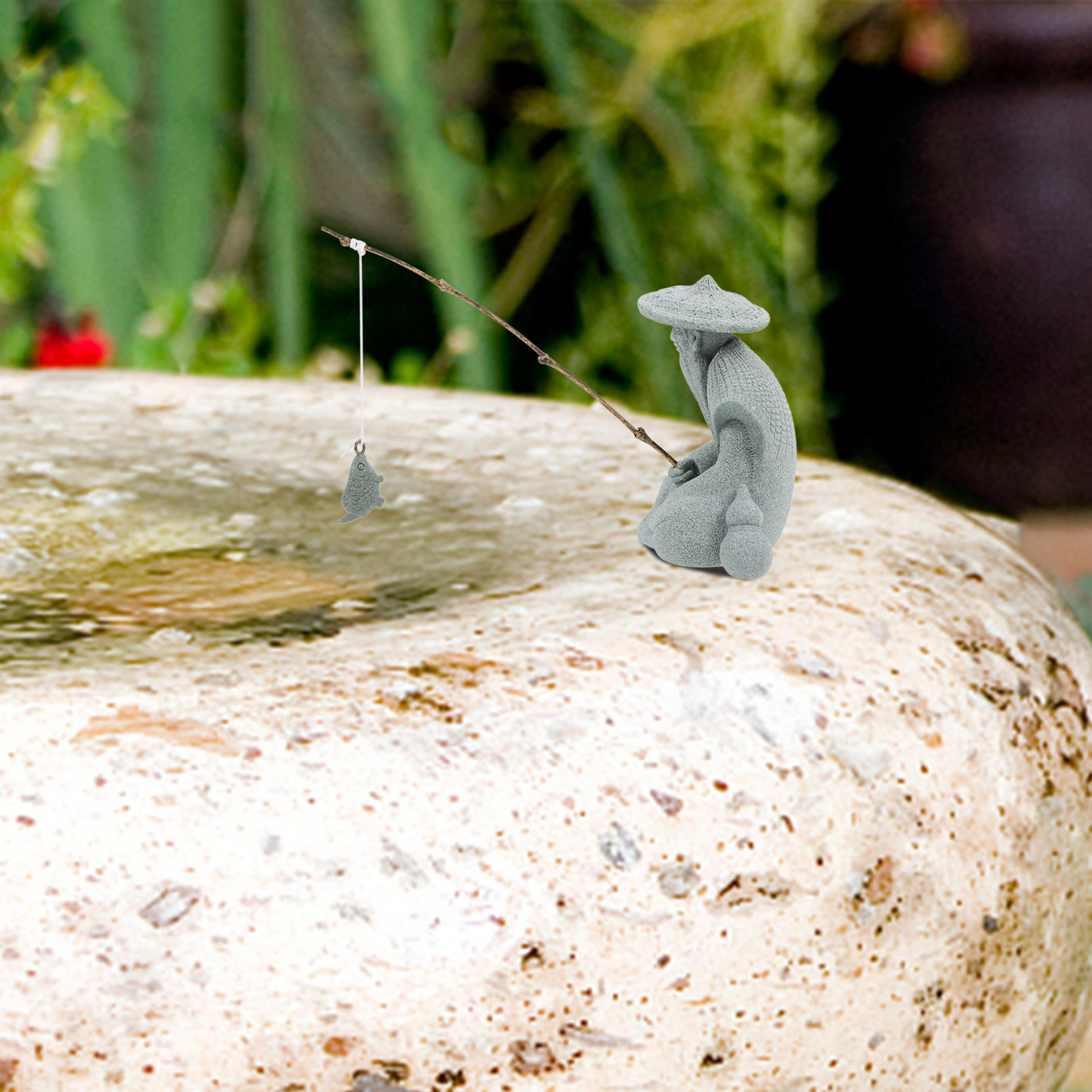 Mini Statue de Pêcheur en Rési - Aquarium Fish Tank avis et prix