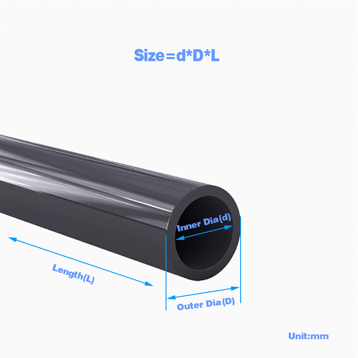 Tuyau en plastique PVC noir, t - Aquarium Fish Accessories avis et prix