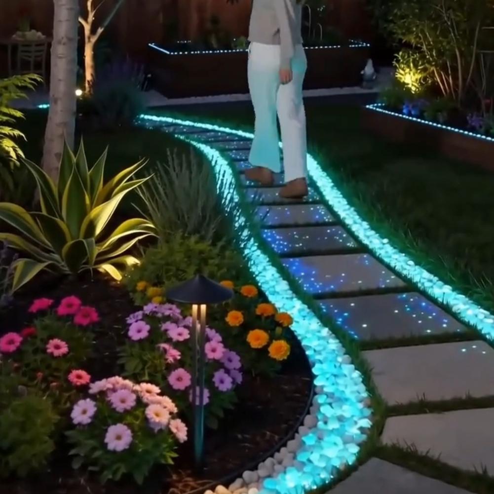 200/1000 pièces de pierres lum - Aquarium Fish Glow In The Dark avis et prix
