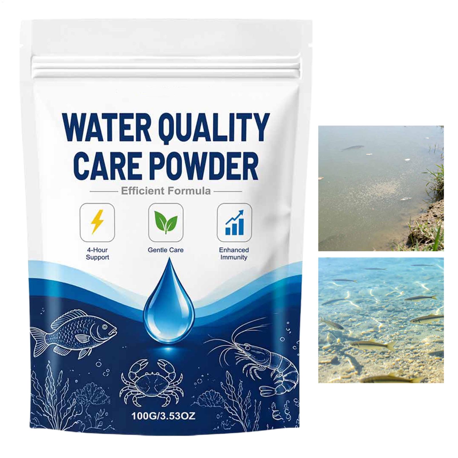 Poudre clarifiante pour eau d' - Aquarium Fish Tank Cleaner avis et prix