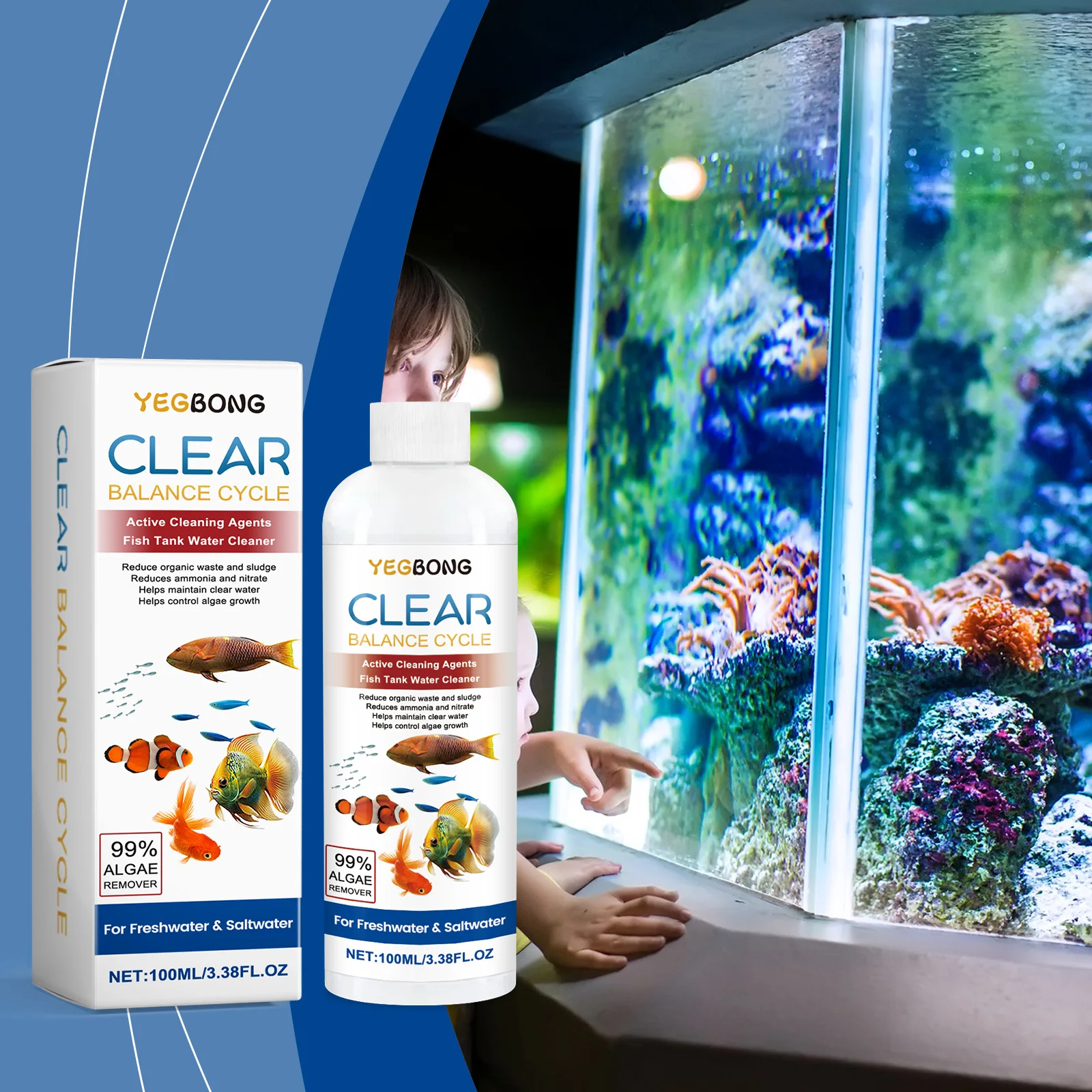 Dissolvant d'algues pour aquar - Aquarium Fish Breeding avis et prix