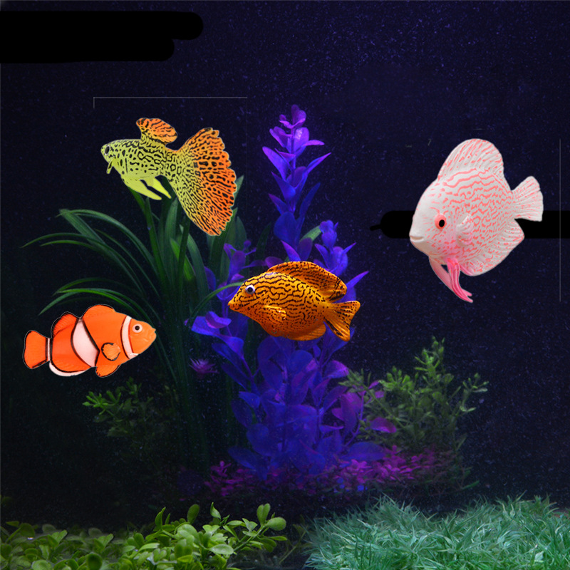 Décoration d'aquarium en silic - Aquarium Fish Glow In The Dark avis et prix