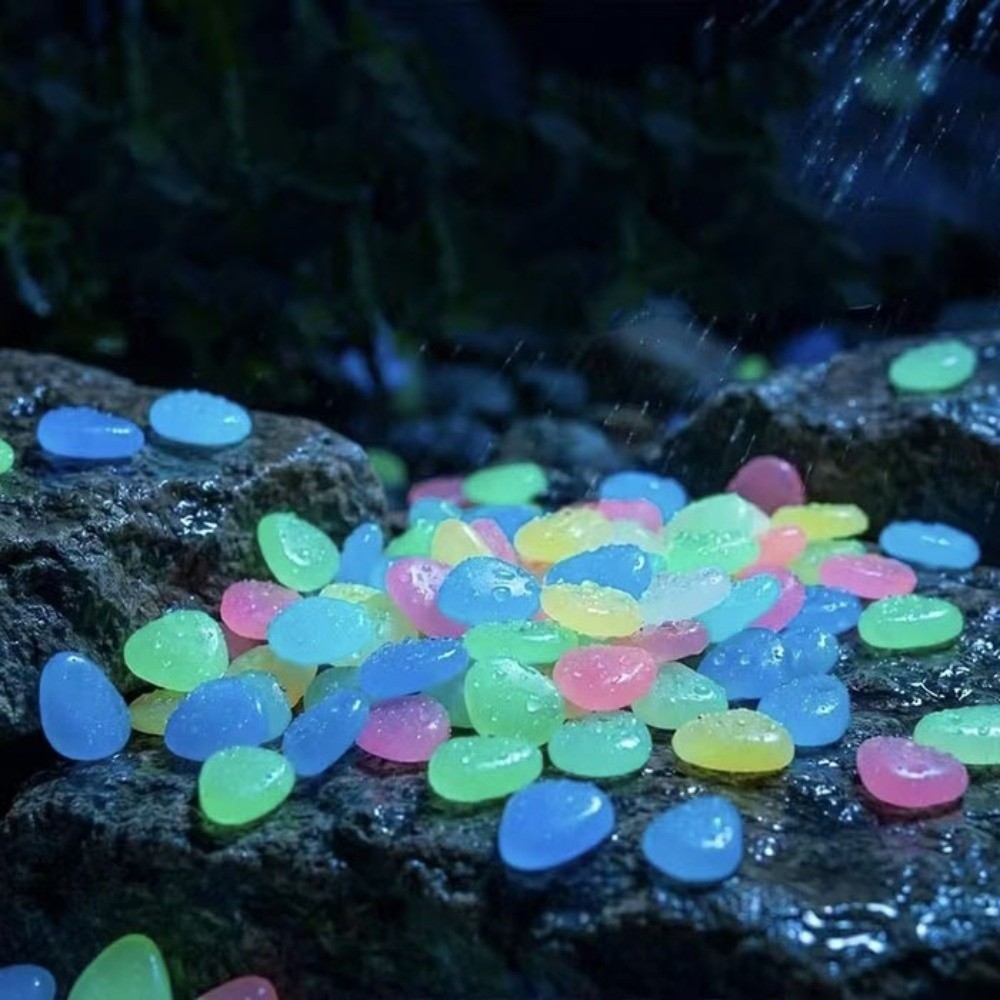 Pierres de jardin en résine qu - Aquarium Fish Glow In The Dark avis et prix